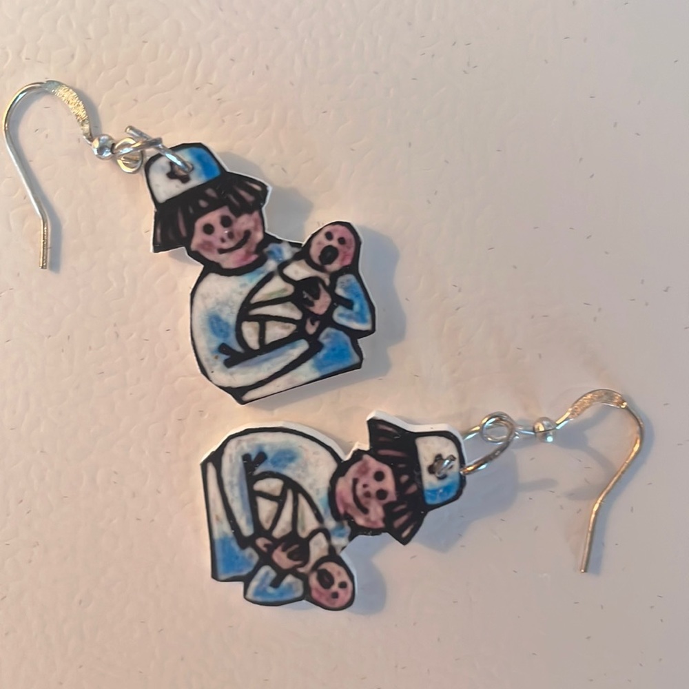 Maternity NICU Nurse Statement dangle drop Pierced earrings